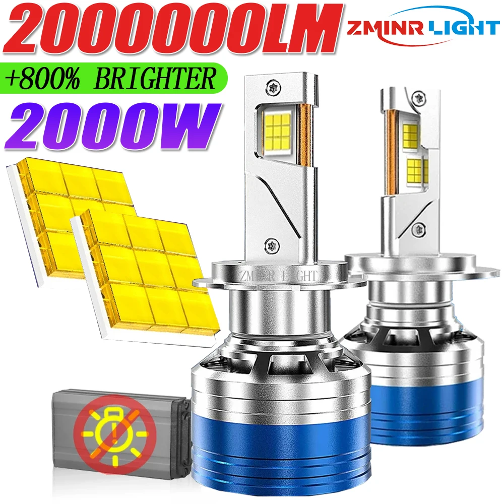 

Super Bright H7 H4 H1 LED Headlight Bulb CANBUS 9005 9006 HB3 HB4 H11 H8 H9 Mini Auto Headlamp Fog Light 6000K White Car Light