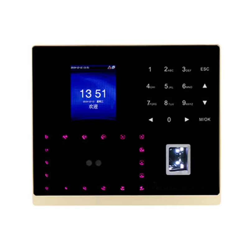 GM500 TCP/IP Smart Facial Recognize Time Attendance With 125Khz ID Card Biometric Face Fingerprint Recorder Employee Time Clock