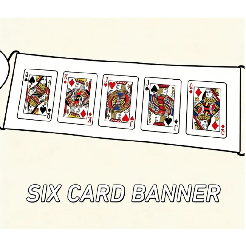 

Магический трюк с шестью картами – профессиональный реквизит для иллюзий с картами на сцене и в ближнем плане для фокусников