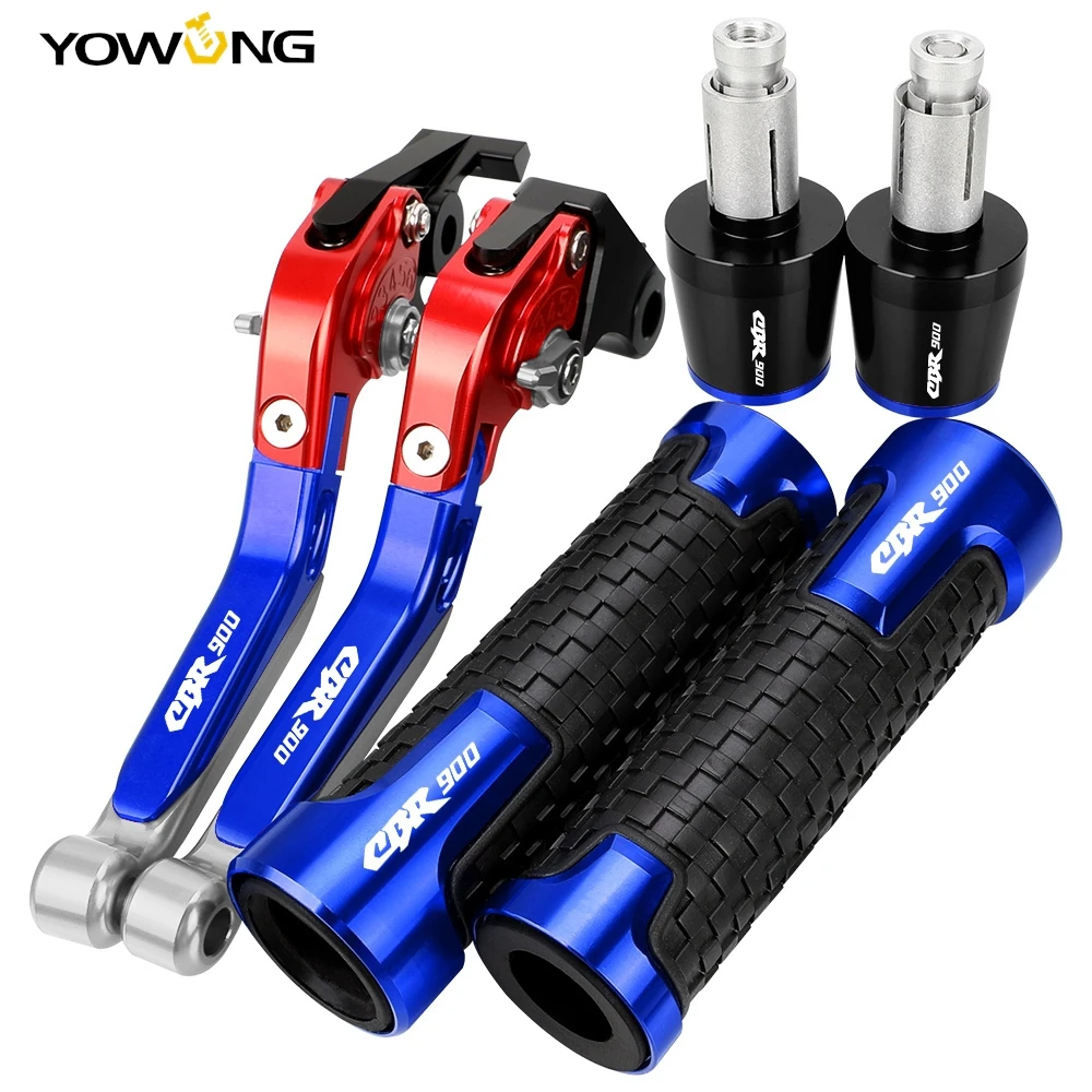 

FOR Honda CBR900 1992 1993 1994 1995 1996 1997 Motorcycle Brake Clutch Levers CBR 900 Adjustable Extendable Handlebar Grips Ends