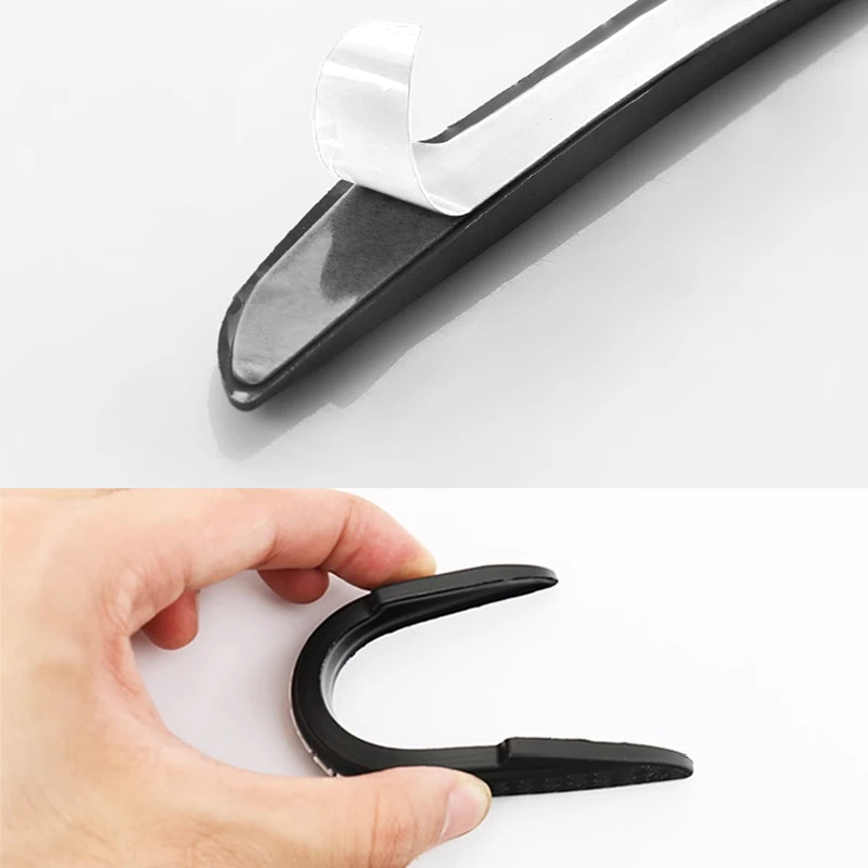 لنيسان X-trail قاشقاي ملاحظة جوك سنترا باترول 4 قطعة سيارة مطاطية المضادة للتصادم قطاع السيارات حافة الباب واقي مصد السيارة ملصقات