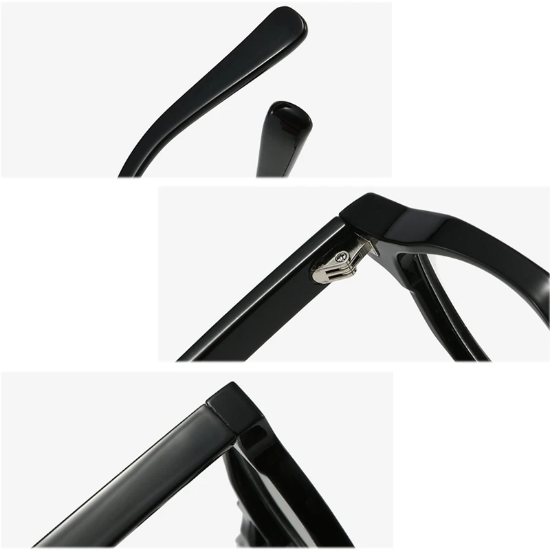 إطار نظارات دائرية عتيقة من SO&EI للنساء، إطار بصري شفاف مضاد للبلو راي للرجال