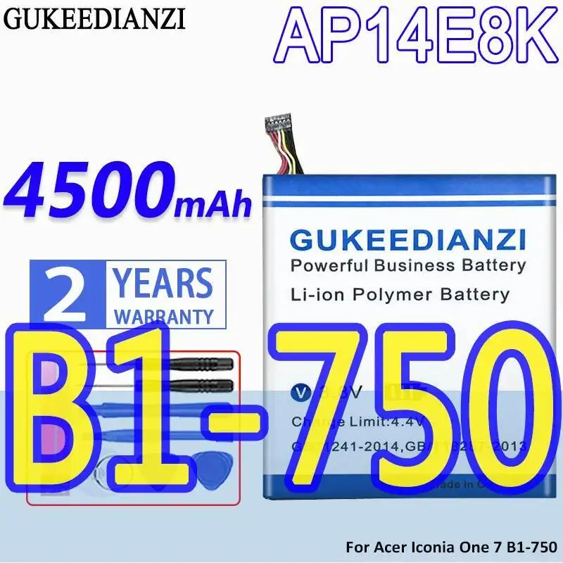

4500Mah AP14E8K For Acer Iconia One 7 B1-750 High-Efficiency Tablet Battery