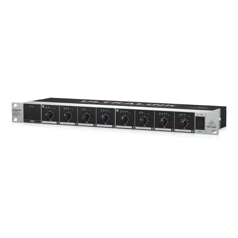 Behringer DS2800 Signal Splitter 2 Inputs 8 Outputs Stage Music Equipment Pa Sound System Studio Mic Distribution Splitter
