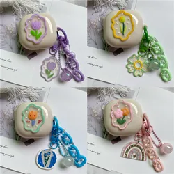 For Samsung Buds 2Pro/Buds 2/Buds Pro/Buds Live Wireless Bluetooth Earphone Protective Case With Keyring For Buds 2Pro