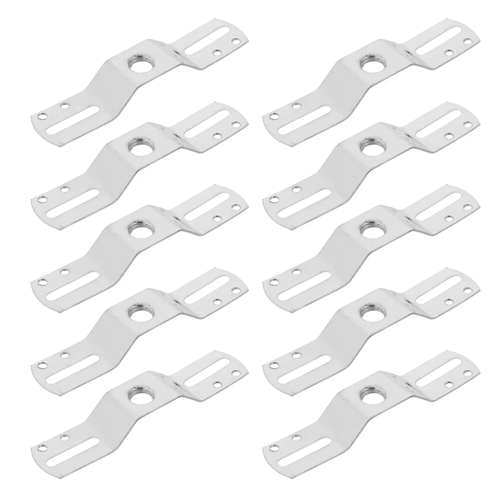 

10 Pcs Galvanized Iron V Shaped Bracket Lighting Hardware Accessories Light Fixture Mounting Kit Pendant Lamp Ceiling Plate Wall