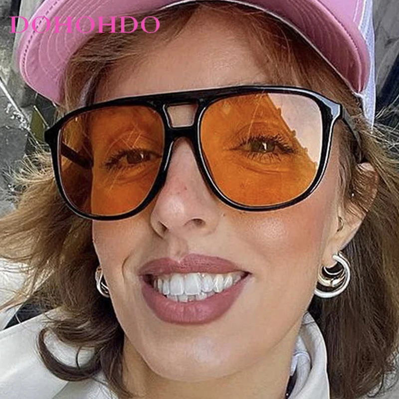 

Vintage Big Frame Pilot Women Man Sunglasses Luxury Designer Sunglass Outdoor Driving Travel Fishing Eyewear Female UV400 Очки