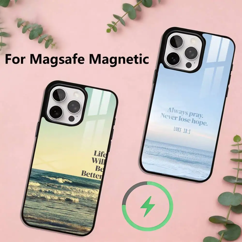 Isaiah Jeremiah Psalm Jesus Bible  Phone Case For iPhone17,16,15,14,13,12,11 Plus,Pro Magnetic with Magsafe Wireless Charging