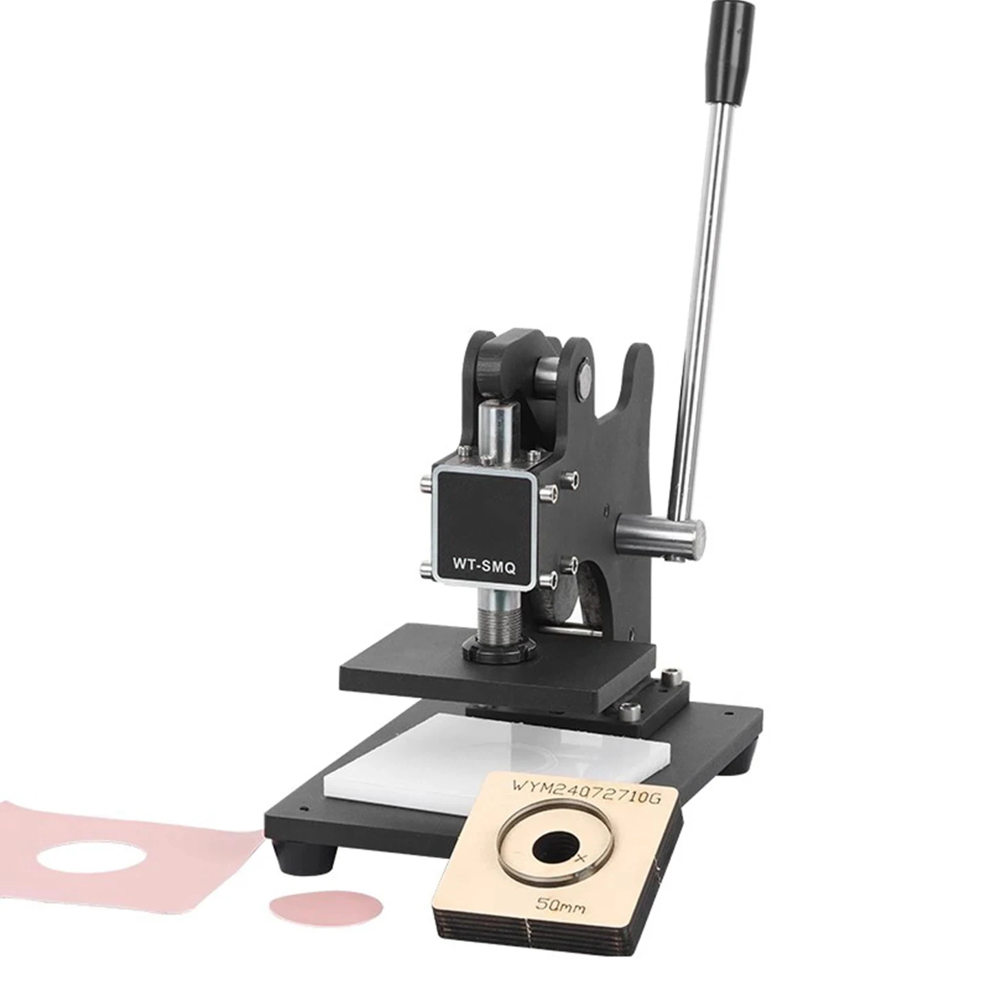 

WT-SMQ Hand embossing sampling punch Fabric die cutting machine Manual leather die cutting machine