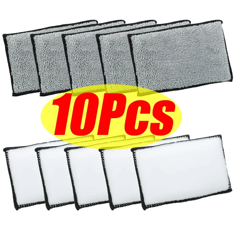 2-10Pcs Weiche Doppel Seite Mikrofaser Schrubben Schwamm Auto Leder Reinigung Mikrofaser Handtuch Wachs Schwamm Auto Detaillierung Werkzeuge