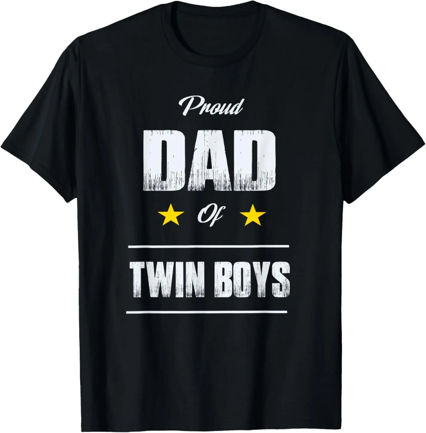 Proud dad of twin boys t father's day gift T-Shirt