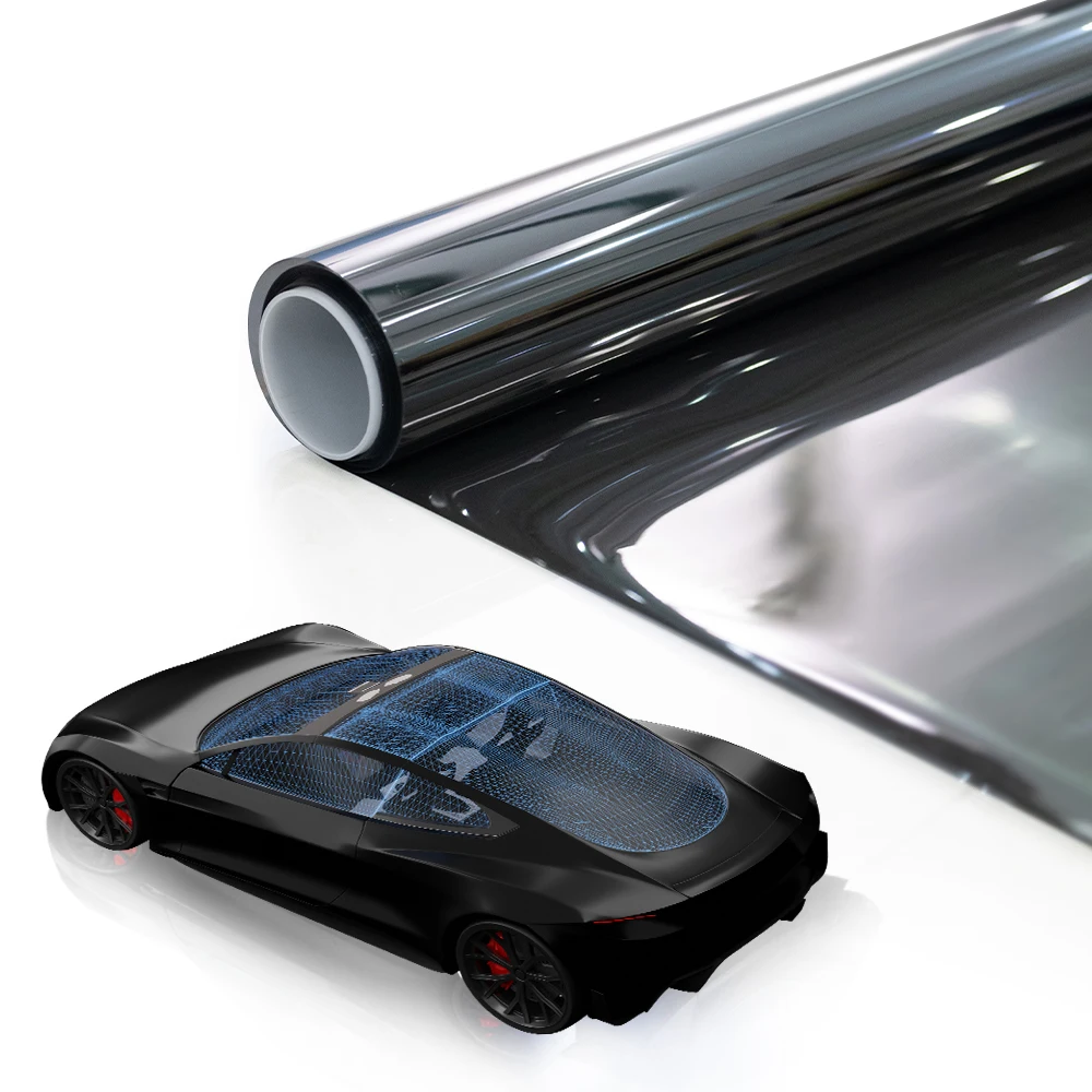 Intelligent Photochromic PET Window Film with Light Control UV Proof Windshield Car Window Tint Film Color Changing Function