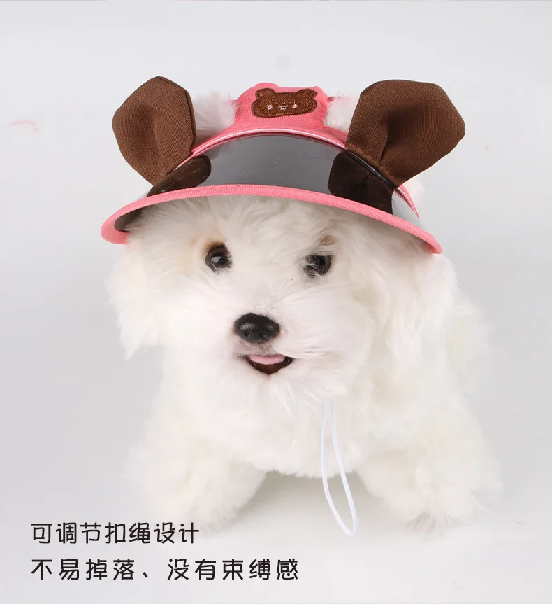 

1pcs Pet Sun Hat Dog Cat Decorative Woven Cosplay Puppy Summer Hats Birthday Party Adjustable Straps Sun Protection Breathable
