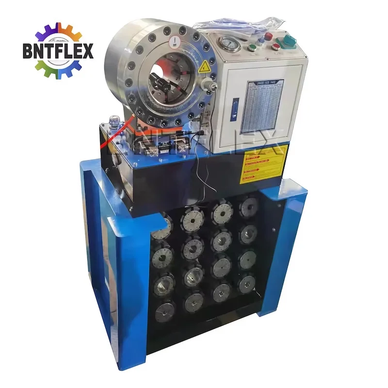 Professional Manufacturer 1/4" up to 2 Inch Rubber Hydraulic Hose Pipe Crimping Locking Machine