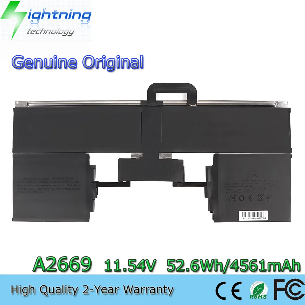 

New Genuine A2669 11.54V 52.6Wh Original Battery For Apple MACBOOK AIR 13" A2681 M2 2022 661-26150