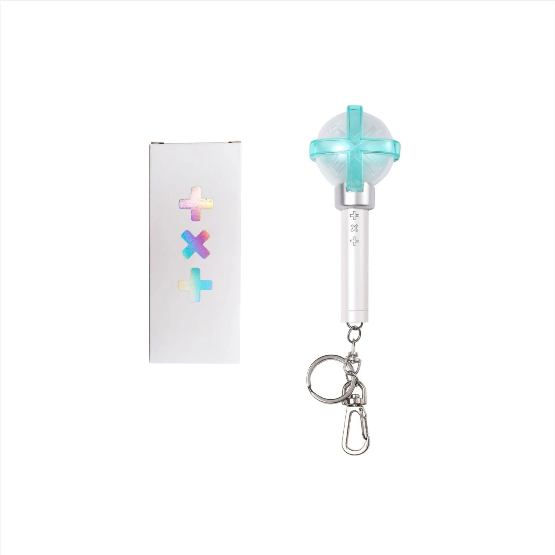 ミニ Kpop TXT Ver.2 ライトスティックキーホルダーライトスティックペンダントおもちゃギフト