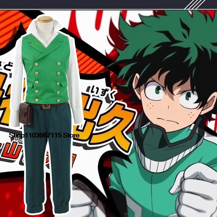 Midoriya Izuku Costume My Hero Academia Cosplay Anime Costumes Women Adult Cosplays Woman Halloween Figures Clothes Kid Women's