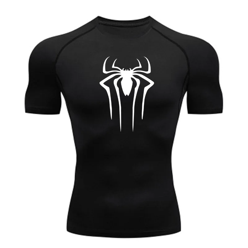 New Compression Shirt Men Fitness Gym Super Hero Sport Running T-Shirt Rashgard Tops Tee Quick Dry Short Sleeve T-Shirt for Men