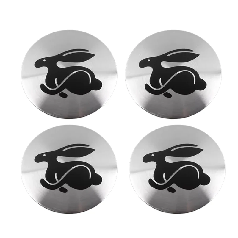 4Pcs SR Logo Car Wheel Center Emblem Sticker for Volkswagen VW Golf Passat Jetta Touareg Tiguan CC Polo Bora Sharan Hub Badges