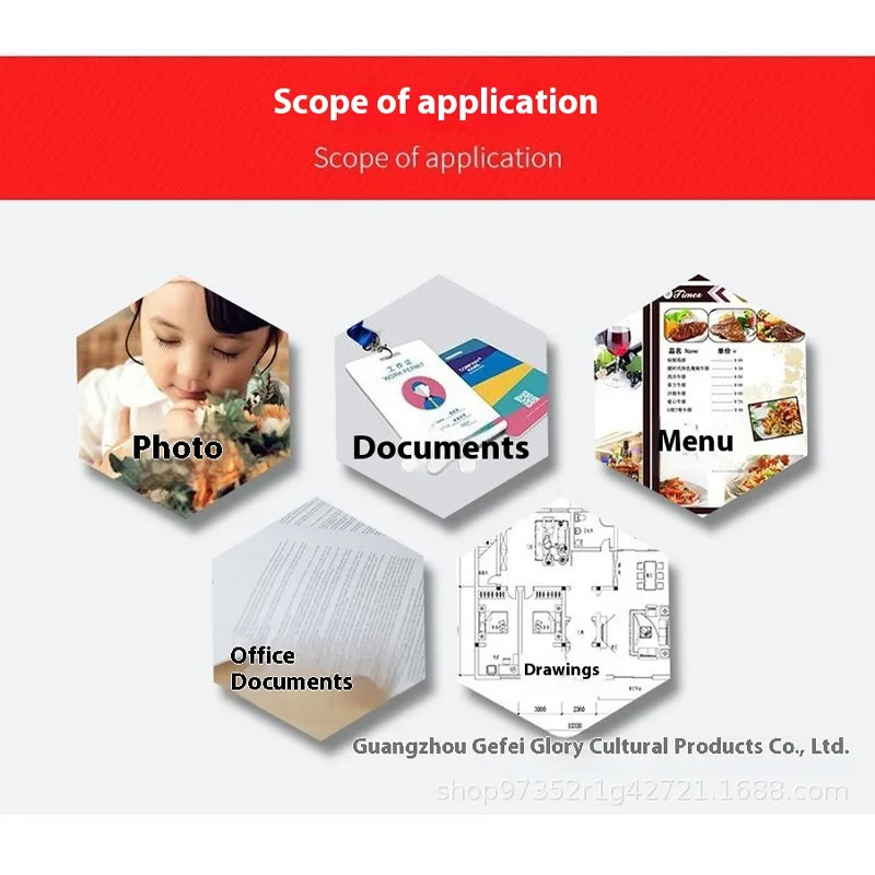 Пластиковая пленка для фото, пластиковая пленка, меню файлов, пластиковая пленка 5 дюймов, 6 дюймов, 7 дюймов, защитная пленка для карт A3a4, пластиковая пленка для фото