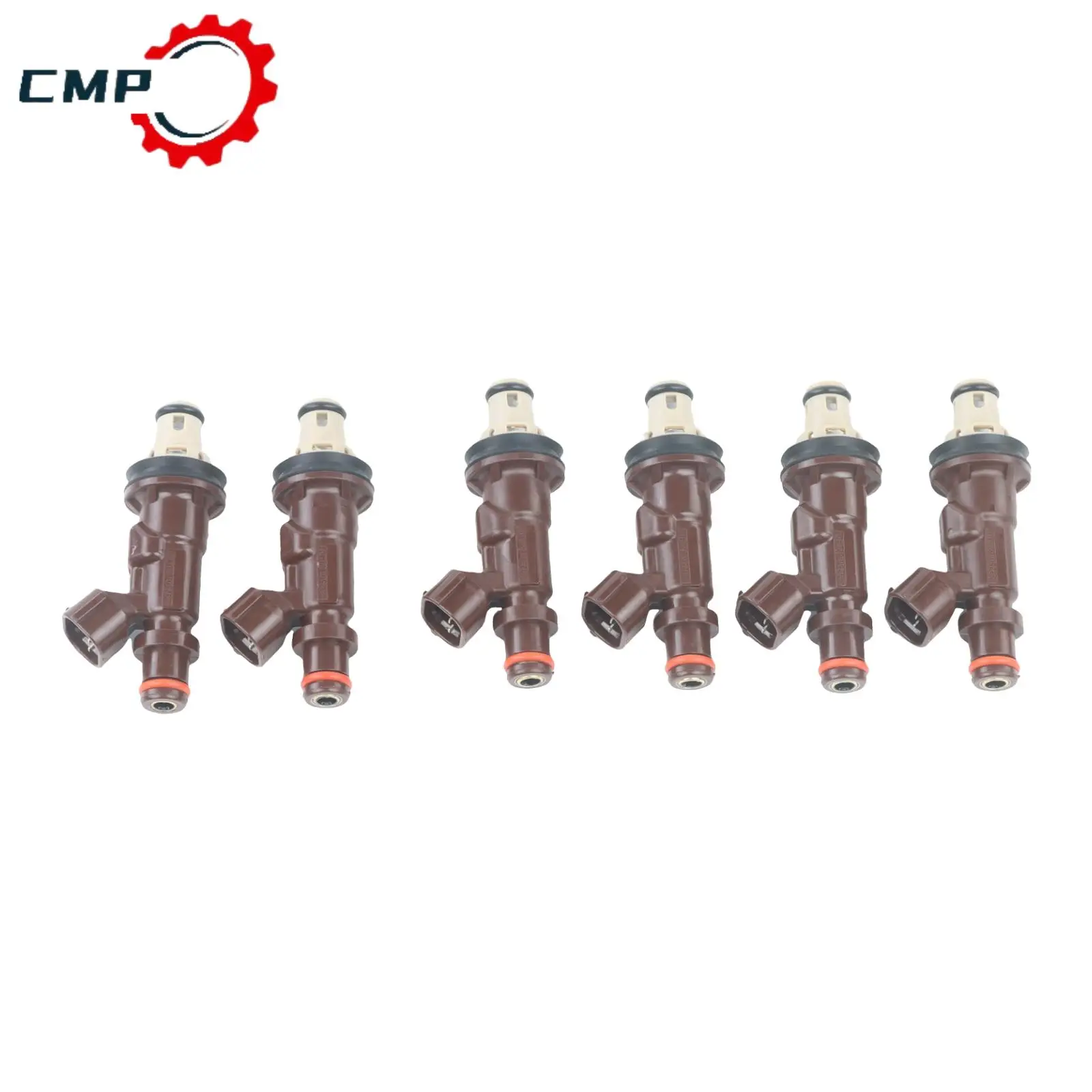

6pcs Fuel Injectors 23250-62040 FJ585 Common Rail Injector Assembly For 1999-2004 Toyota Tacoma Tundra 4Runner V6 Engine Parts