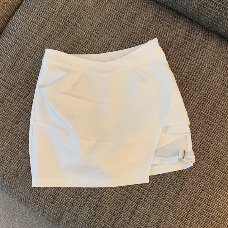 

Mini Skirts Women Irregular A-line Summer Korean Style Simple Fashion All-match Casual Sexy Office Lady Elegant Streetwear Chic