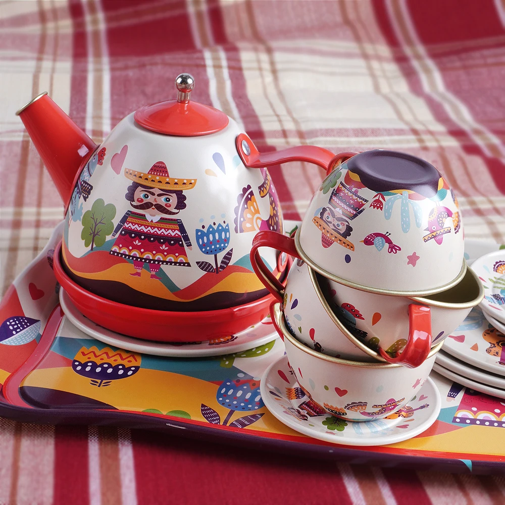 Simulation service à thé théière cuisine thé de l'après-midi semblant jouer jouet thé de l'après-midi jouer jeu éducation précoce jouets pour enfants enfants