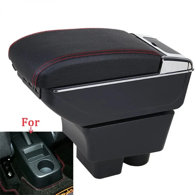 

NEW For Skoda FABIA Armrest For Skoda Fabia 2 Car Armrest box Retrofit parts Storage Box Interior Parts Car Accessories SUB