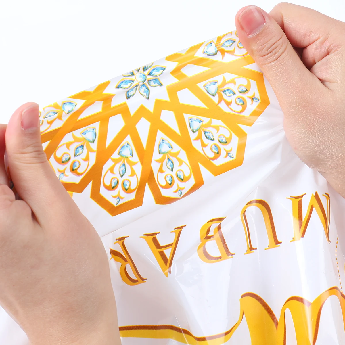 Eid Mubarak Tablecloths Ramadan Decoration for Home 2024 Islamic Muslim Ramadan Kareem Tableware Eid Al Adha Gift Party Decor