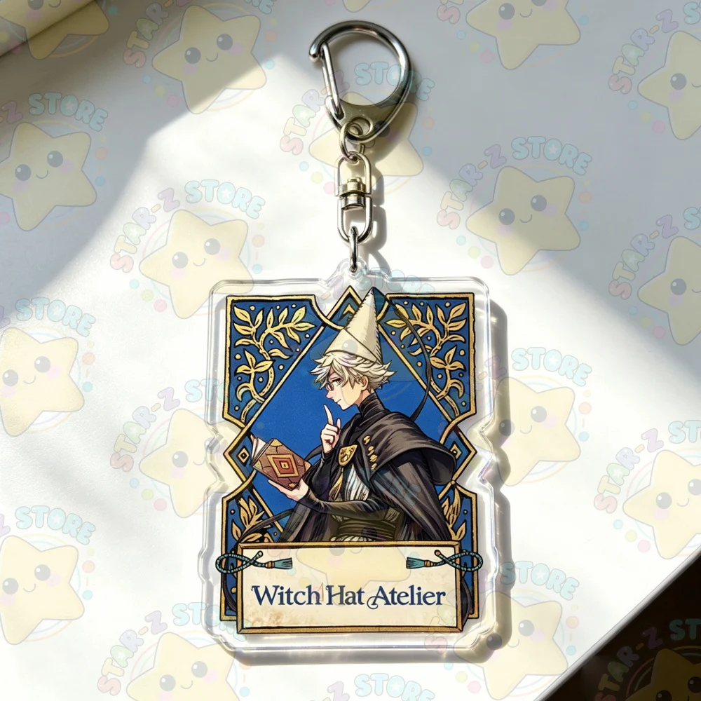 Cute Cartoon Witch Hat Atelier Olruggio Qifrey Keychains Jewelry Manga Game Fans Gifts view 5