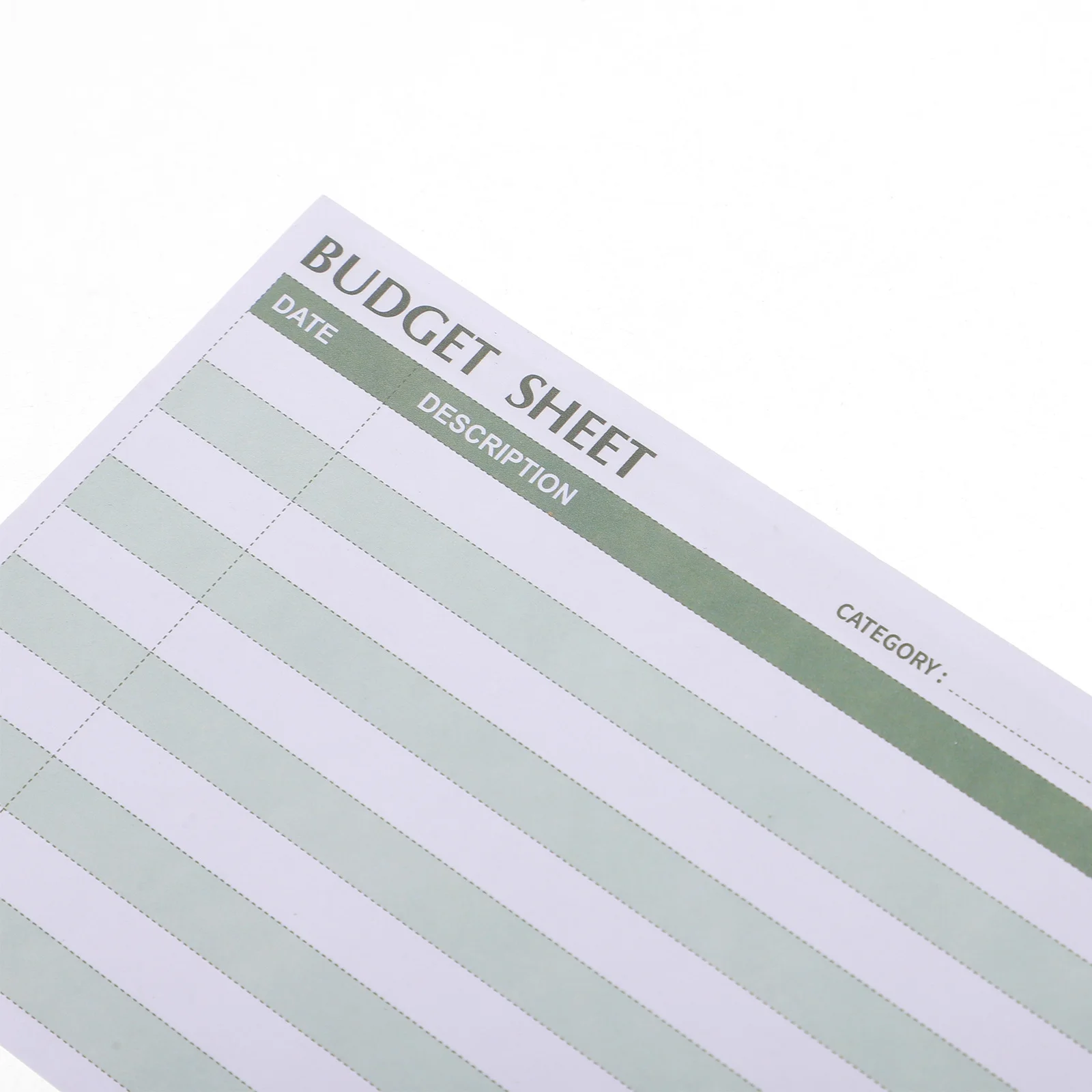 50 Sheets Sheet Writable Cash Budget Refills Planner Inserts Daily Budget Paper Portable Expense Tracker Sheets For Home Office