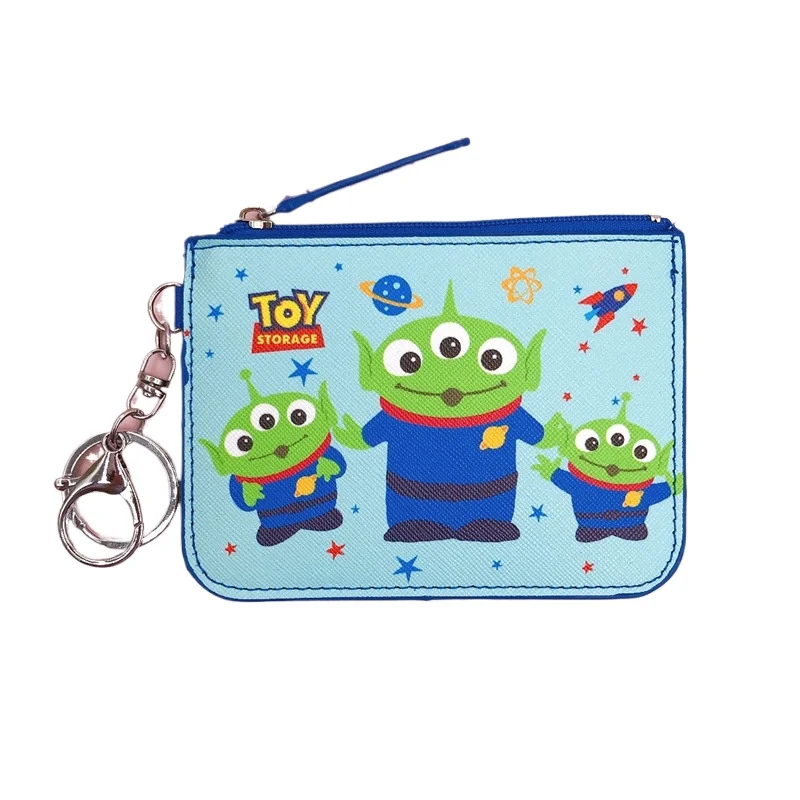 9X12cm Disney cartoon toy story Card & ID Holders shell leather case bus card hold Coin Purses