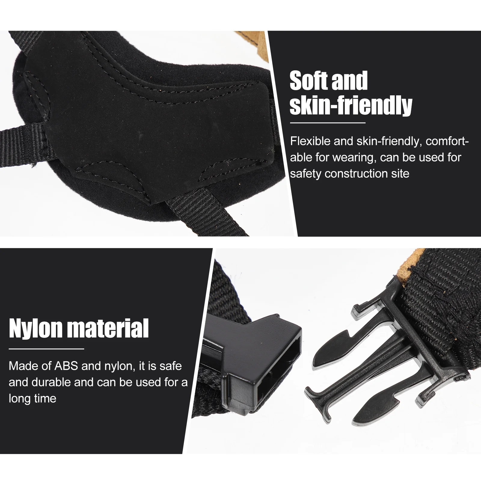 

Universal Chin Strap Adjustable Hard Hat Strap Comfortable Safety Suspension Flexible Durable for Construction