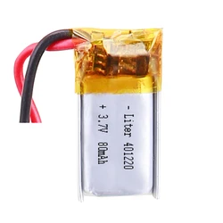 A product factory direct 3.7V lithium polymer battery built-in rechargeable battery 401220 100mah 401221 Bluetooth Headset