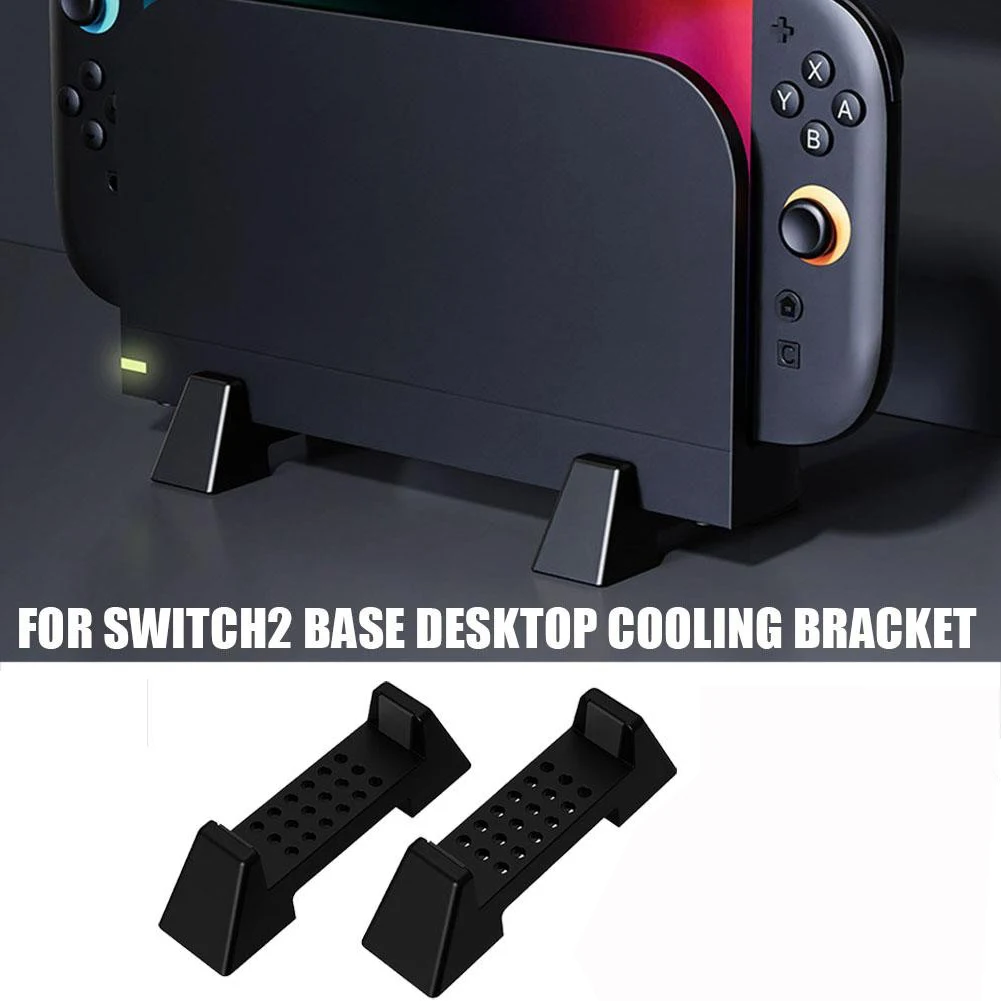 Para accesorios Switch 2, soporte de Base Host con estante de exhibición de almacenamiento de disipación de calor para Nintendo Switch 2