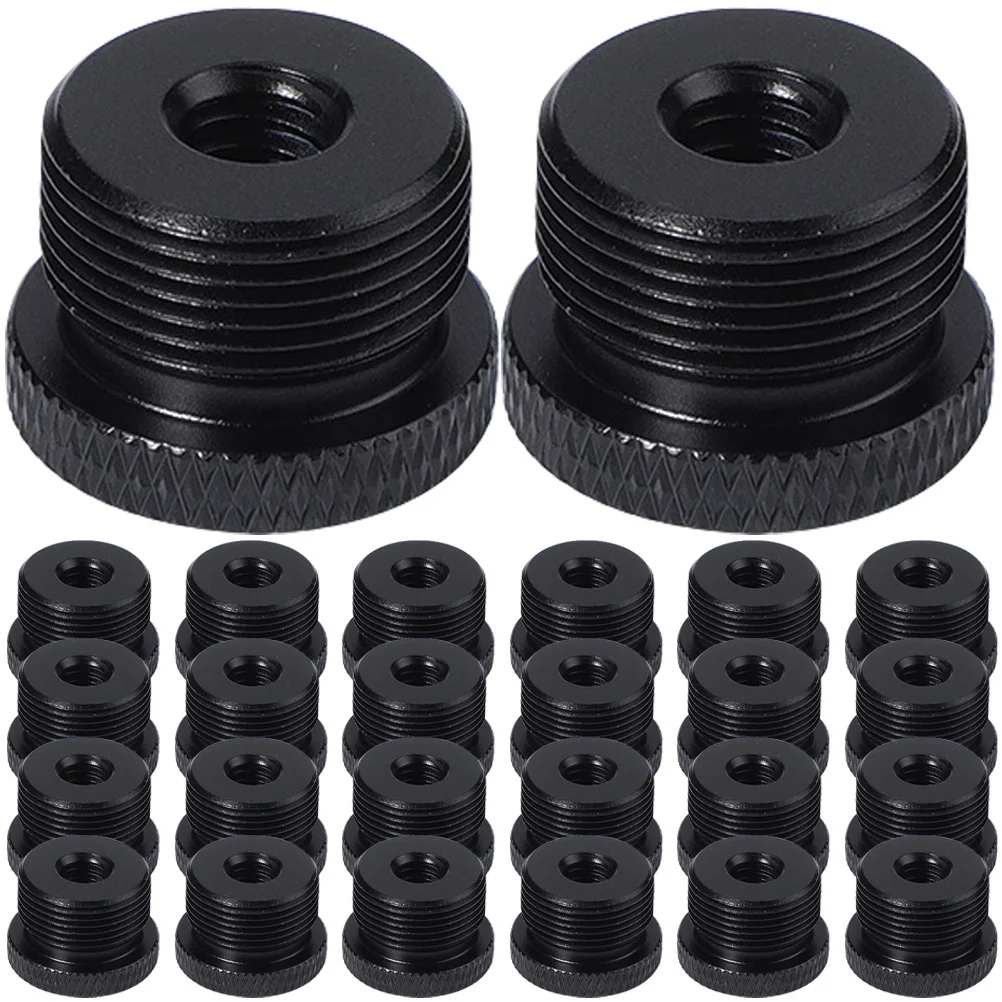 30pcs Microphone Stand Adapter 3/8 Female To 5/8 Male Mic Thread Adapter For Mic Boom Stand Screw Conversion Connector