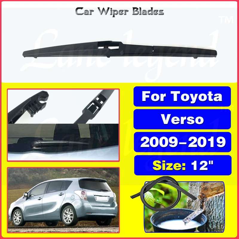 

Car Wiper Rear Wiper Blades For Toyota Verso 2009 - 2019 Windshield Windscreen Window Brushes 12" Car Accessories