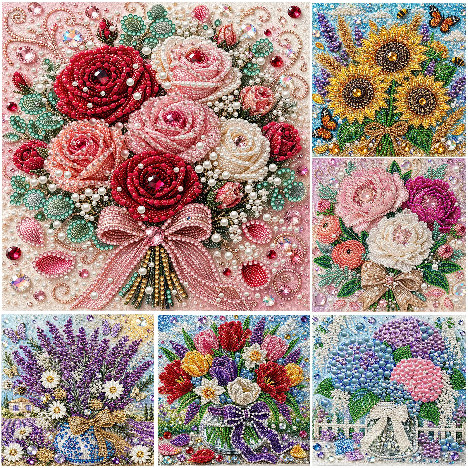 DIY Pearl Diamond Painting Kit - Resin Art Kits ulasan dan harga