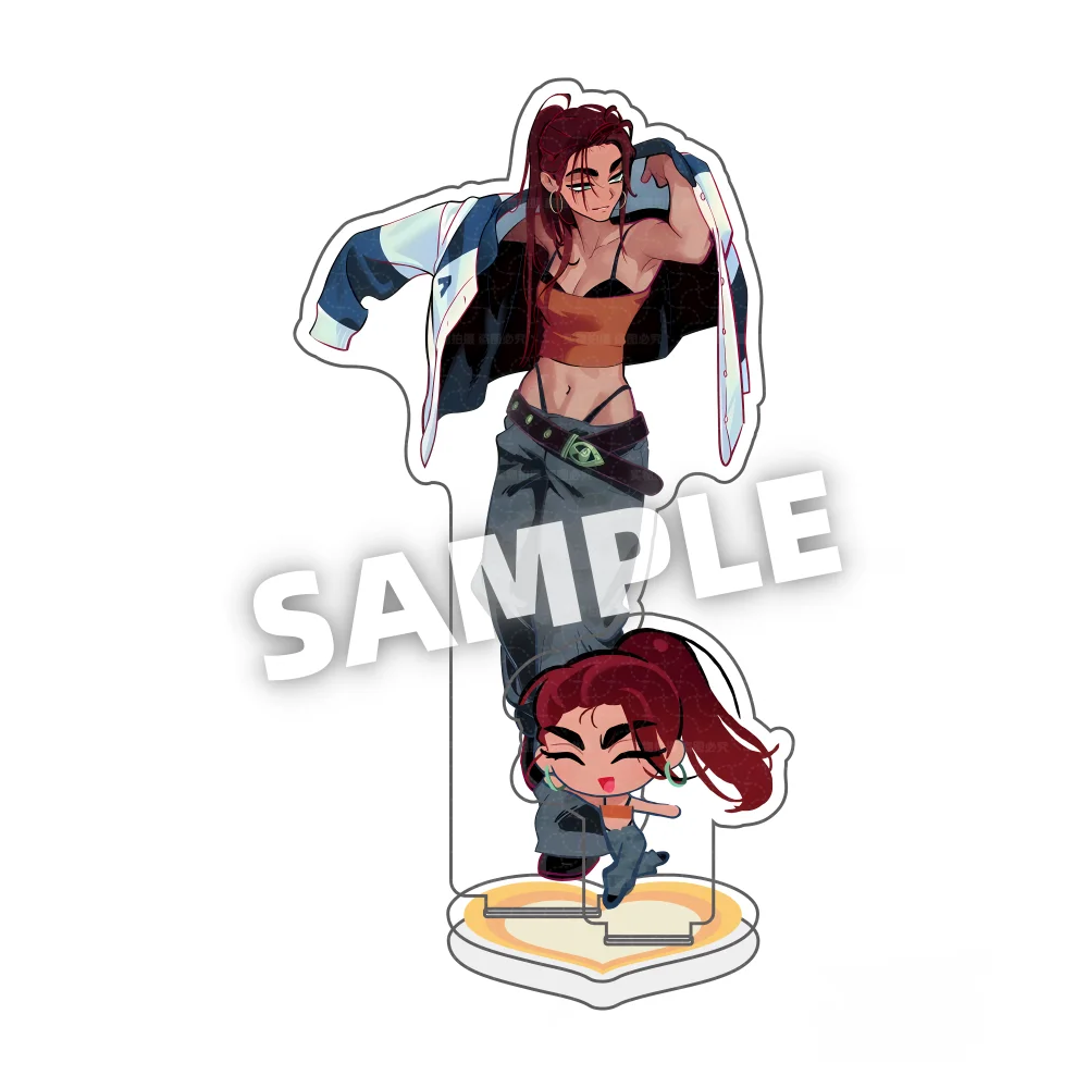 Anime ALIEN STAGE IVAN TILL LUKA SUA MIZI Geschenkspielzeug Acryl-Standmodell Actionfigur Ornament Zubehör Modell Desktop-Schlüsselanhänger