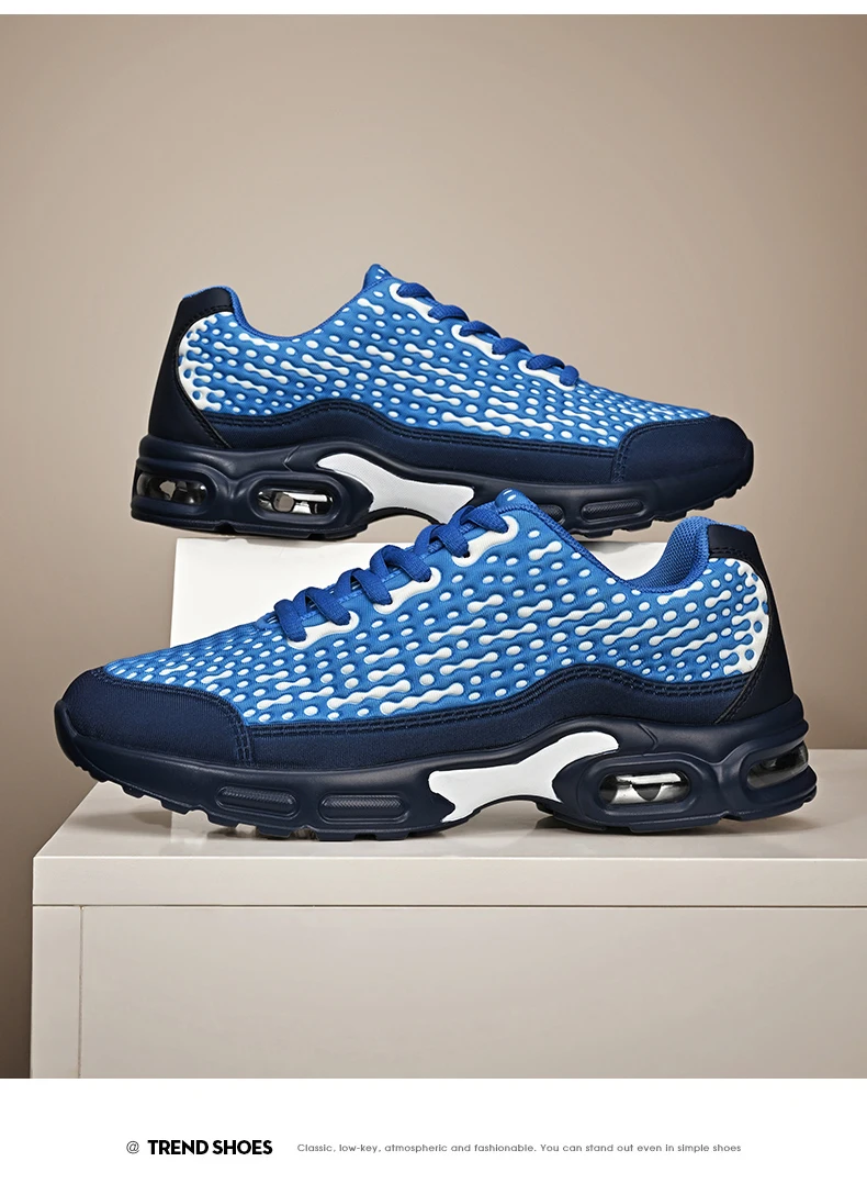 Herren-Sportschuhe, atmungsaktive Mesh-Schuhe, gepolsterte Outdoor-Schuhe mit Luftpolsterung, Freizeitschuhe, Straßenlaufschuhe – Detail 18