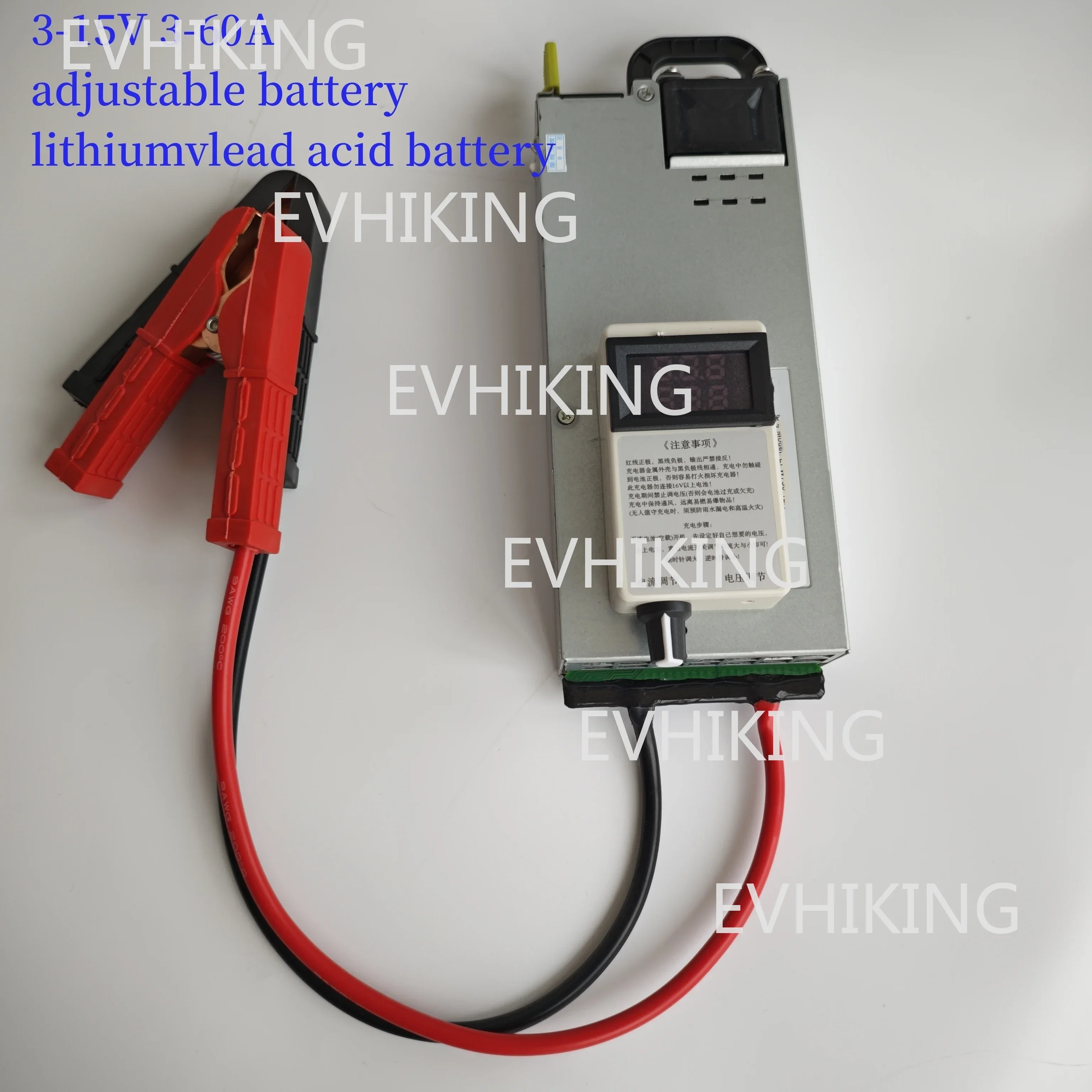 DC3-15V 3-50A 100A caricabatterie regolabile caricabatterie al litio ferro fosfato 100A caricabatteria per auto tensione di corrente regolabile