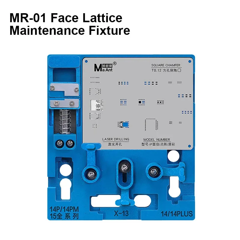 Maant MR-01 Phone Dot Matrix Repair Fixture for X XS XSMAX 11-15pro MAX Face ID Repair Holder Front Camera BGA Reballing Stencil