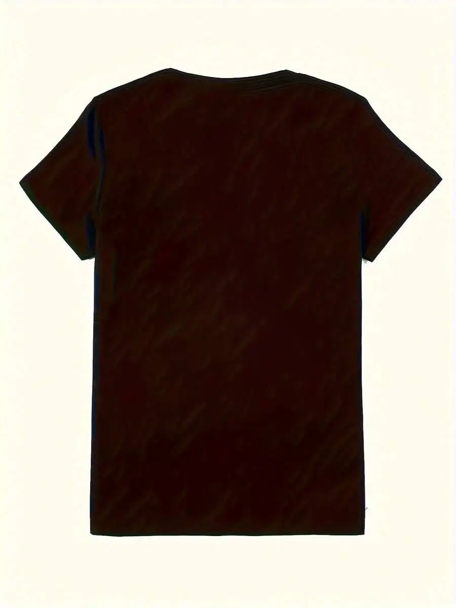 

Plus Size Casual Round Neck Graphic Print T-Shirt