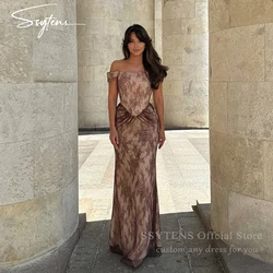 SSYTENS Elegant Mermaid Evening Dresses For Woman Dubai Wedding Guest Dresses Special Occasions Long Prom Gowns Customized 2025
