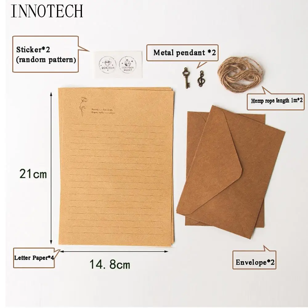 

Конверт-приглашение, набор почтовых отправлений, винтажные принадлежности для писем, писчая бумага, блокнот для писем, конверты, бумага для писем, конверт из крафт-бумаги
