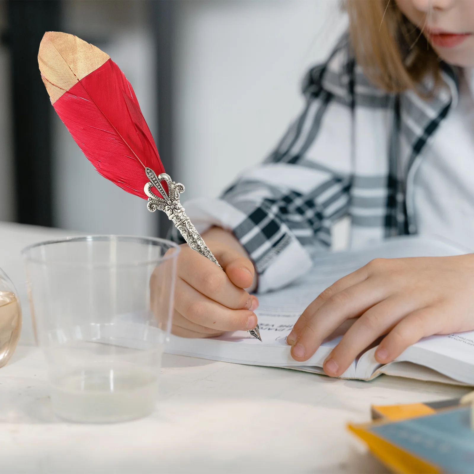 

1 комплект, высококачественный набор гусиных ручек, тонкое мастерство, длительное использование, креативный набор авторучек, подарок на день рождения, бизнес-подарок