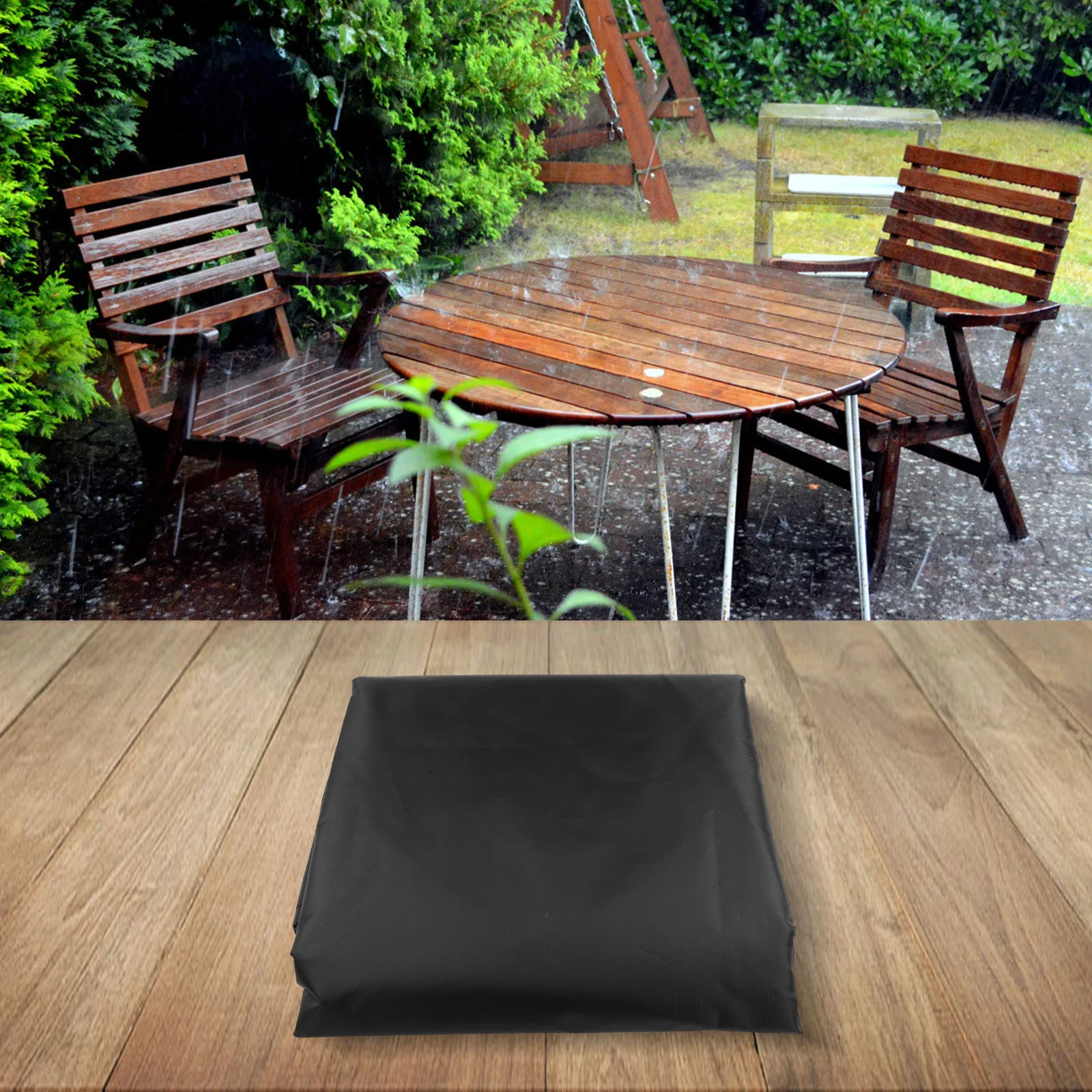 128*71cm Outdoor Furniture Cover 210D Oxford Fabric 360 Drawstring All-season Protection Exceptional Protection