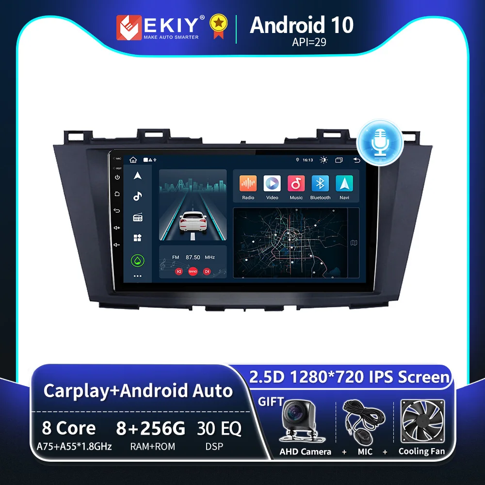 

EKIY T8 Android Radio For Mazda 5 3 CW 2010 - 2015 Car Multimedia Video Player Stereo No 2Din DVD Navigation GPS Carplay Auto BT