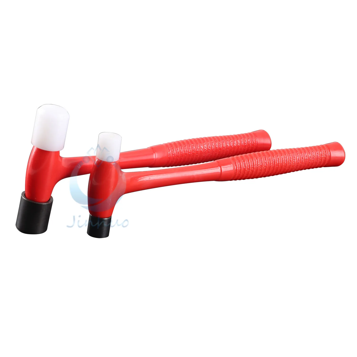 Mini Double-Headed Hammer with Red Handle, Silicone, Plastic Hammer, Correction Jewelry, Watches Repair, Gold Tools