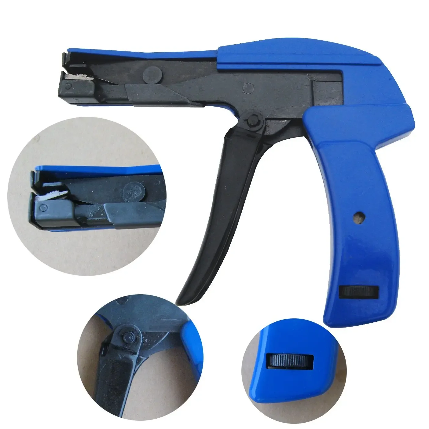 Nylon Zip Tie Pliers  Fastening Cutting Tool For Nylon Cable Tie Width 2.4-4.8mm Automatic Tension Cut Off Gun